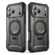 Supcase Grip Pro Mag MagSafe dėklas iPhone 18 Pro / 17 Pro telefonui, juodas