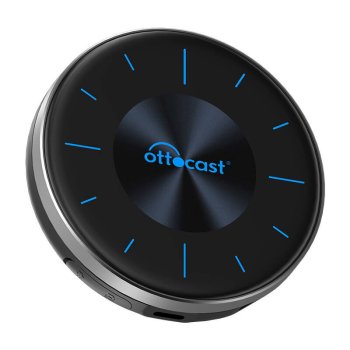 Ottocast PCS46 OttoAiBox P3 belaidis CarPlay / Android Auto adapteris, juodas