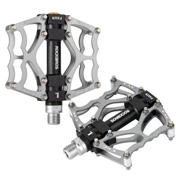 Rockbros JT201012LS aliumininiai dviračio pedalai Sidabriniai