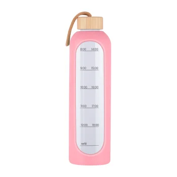 KiCA Hydro Glass sportinė gertuvė 1000 ml, rožinė