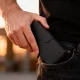 Tech-Protect Wallet atverčiamas dėklas Samsung Galaxy S26 Ultra, juodas/raudonas