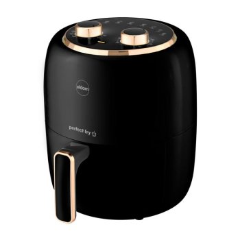 Karšto oro gruzdintuvė Eldom 05FR35, 3.5L, 1300W, juoda/auksinė