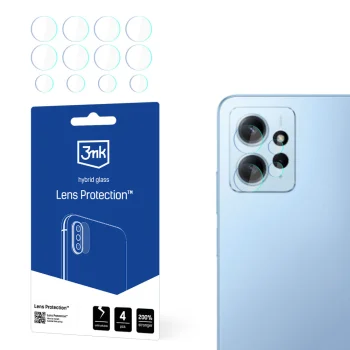 Kameros hibridinis apsauginis stiklas 3mk Lens Protection, Xiaomi Redmi 12, 4 vnt.