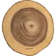 Zassenhaus 59083 apvali akacijos medienos serviravimo lėkštė, 45 cm