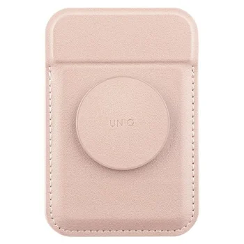 Uniq Flixa Magnetic Card Wallet with Stand Pink/Blush Pink MagSafe