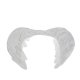 Kruzzel Angel Costume with Wings and Skirt, White