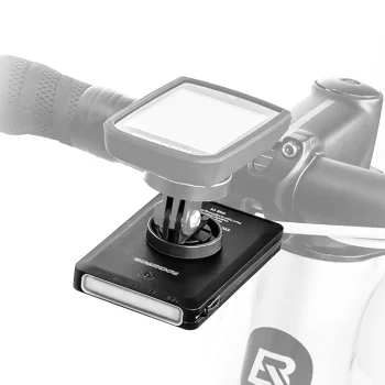 Rockbros JP008 priekinis dviračio žibintas su išorine baterija, 150lm, juodas