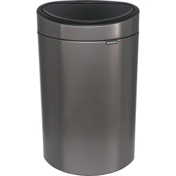 Atliekų rūšiavimo šiukšliadėžė Brabantia Touch Bin New Recycle, 23+10 L, Platinum