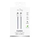 Puro Fabrik 60W USB-C į USB-C laidas 1.5m Mėlynas