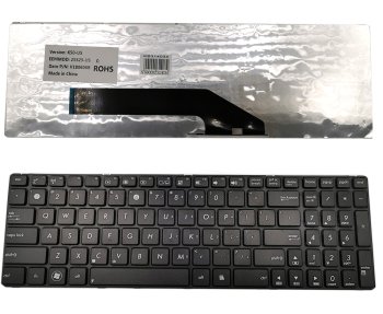 Asus F52 / K50 nešiojamojo kompiuterio klaviatūra, US, juoda