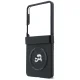 Karl Lagerfeld Karl&Choupette Pins MagSafe dėklas Samsung Galaxy Z Flip 8, juodas