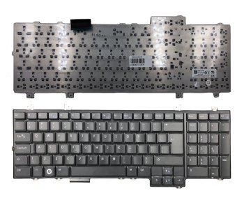 Dell Studio 17, 1730, 1735, 1736, 1737 nešiojamojo kompiuterio klaviatūra (UK), juoda