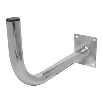 Priekinis palydovinės antenos sieninis laikiklis L-50 cm, sidabrinis