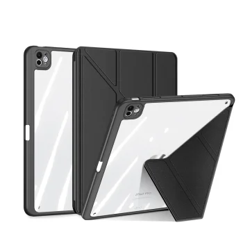 Dux Ducis Magi dėklas iPad Pro 11" (2024/2025) su stovu, juodas