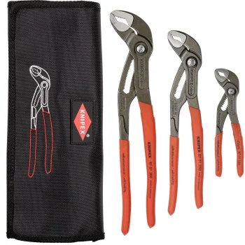 Reguliuojamų replių rinkinys KNIPEX Cobra 00 19 55 S9, 3 vnt.