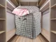 Foldable Fabric Storage Bag Organizer for Clothes and Bedding 180L, Black/White