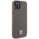 DKNY Leather Monogram MagSafe dėklas iPhone 15 Plus telefonui, rudas