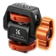 Monitoriaus laikiklis K&F Concept MS-42 su 1/4\" sriegiu ir cold shoe, oranžinis / juodas