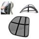 Ergonominė nugaros atrama kėdei ir automobilio sėdynei, juoda