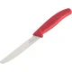 Pomidorų ir stalo peilis Victorinox Swiss Classic 11 cm, dantytas, raudonas