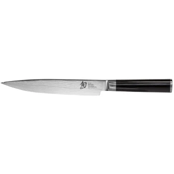 Mėsos pjaustymo peilis KAI Shun Classic, 18 cm, sidabrinis / juodas