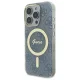 Guess dėklas iPhone 16 Pro Max su IML 4G MagSafe, mėlynas