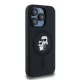 Karl Lagerfeld dėklas iPhone 15 Pro telefonui Silicone Karl & Choupette MagSafe
