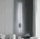 Linijinis LED sieninis šviestuvas 60 cm, 11W, 6000K, juodas