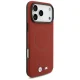 BMW M FW Metal Logo MagSafe dėklas iPhone 17 Pro Max telefonui, raudonas