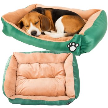Soft Pet Bed for Dogs and Cats, Size L (70x58 cm), Grey