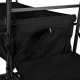 LUARO Folding Utility Beach Wagon with Canopy and Net, Black