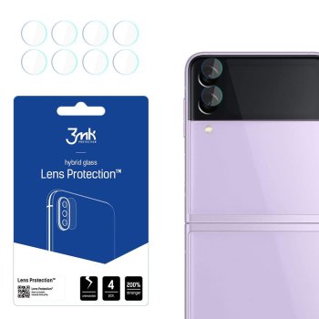 Samsung Galaxy Z Flip 3 5G kameros apsauginis hibridinis stiklas 3MK, 4 vnt.