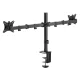 Maclean MC-754N stalinis laikiklis 2 monitoriams, 17-32\", VESA, juodas