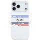 BMW M Silicon Horizontal Line MagSafe dėklas iPhone 17 Pro Max, baltas