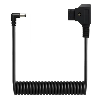 Newell spiralinis maitinimo laidas D-Tap – DC 5.5 x 2.5 mm, 90 cm
