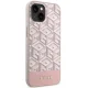 Guess GCube Stripes MagSafe dėklas skirtas iPhone 14 Plus, rožinis