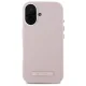 Karl Lagerfeld dėklas iPhone 16 telefonui FW Metal Plate MagSafe, rožinis