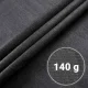 Plonos 454110 Shading Net 1.2x50m 140g/m² with 50 Clips, Grey