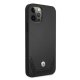 BMW dėklas iPhone 12 Pro Max telefonui, Perforate, juodas