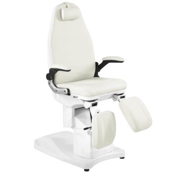 Azzurro 709A elektrinis podiatrijos krėslas, 3 varikliai, baltas