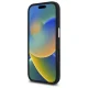 Dėklas Guess Silicone Script Metal Logo & Frame skirtas iPhone 16, juodas