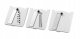 Spiral Vegetable Slicer with 3 Blades, White