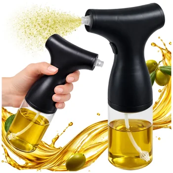 Elektrinis aliejaus purkštukas 200 ml, juodas