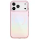 Uniq Iridescia Magclick dėklas skirtas iPhone 17 Pro, Pink Prism
