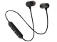 Belaidės sportinės „Bluetooth“ į ausis įstatomos ausinės, juodos