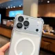 Dėklas iPhone 18 Pro Max / 17 Pro Max su magnetiniu žiedu ir kameros dangteliu, skaidrus