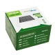 Saulės energijos LED stulpo šviestuvas GreenBlue GB128, 100x100 mm, juodas