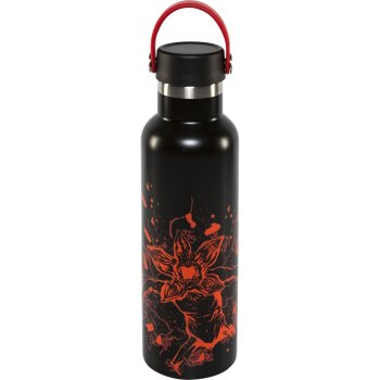Termosinis buteliukas Bialetti Stranger Things, 600 ml, juodas / raudonas