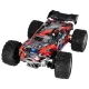 RC automobilis WLToys 184008 1:18 4WD bešepetėlis LED RTR 60 km/h, juodas/raudonas
