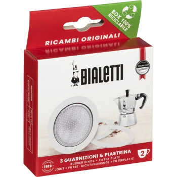 Bialetti sandarinimo tarpinės ir filtras 2 puodelių kavinukams